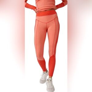 FREE PEOPLE MOVEMENT UNDERCOVER COLOR BLOCK LEGGINGS